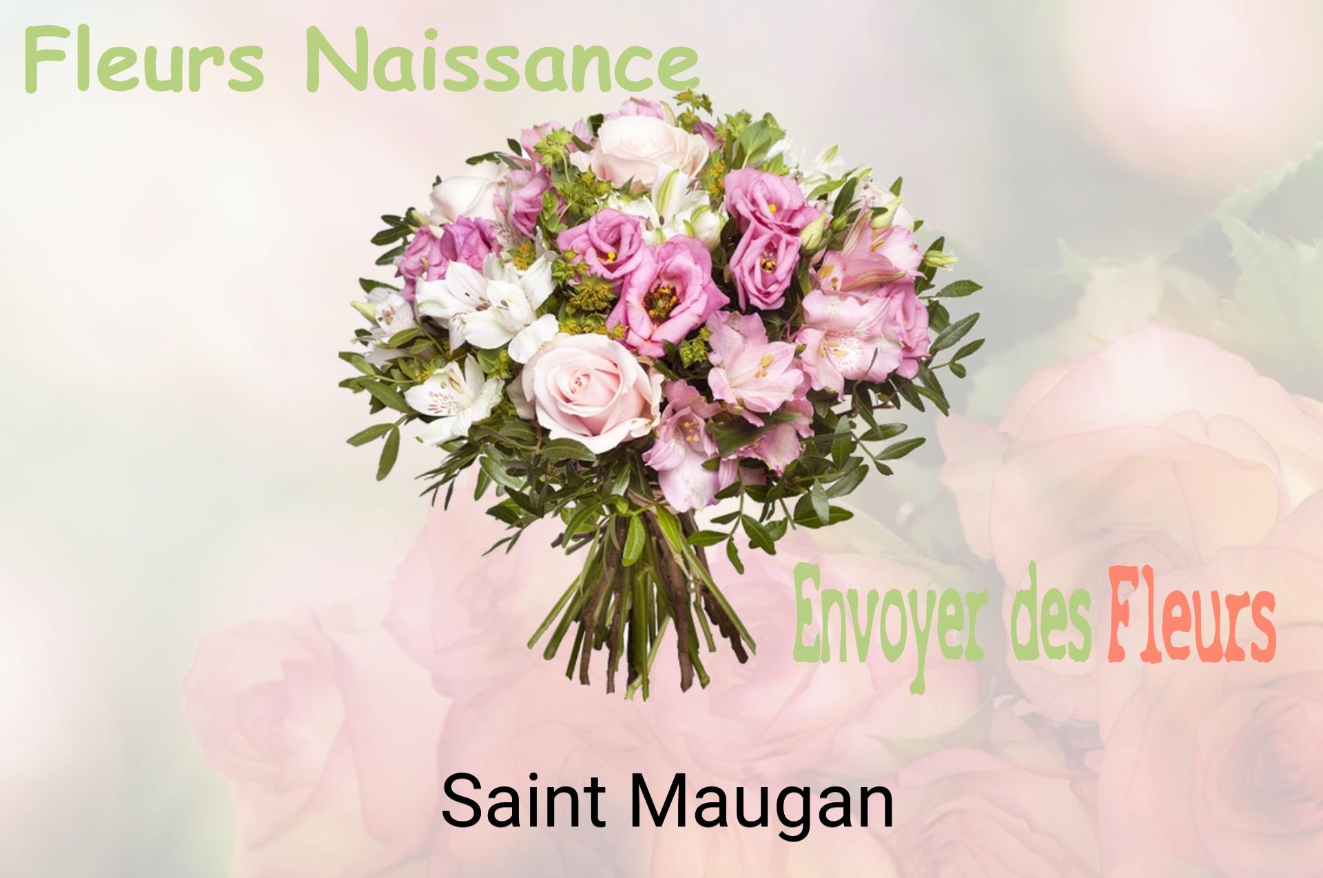 Bouquet de fleurs de naissance livré à Saint-Maugan